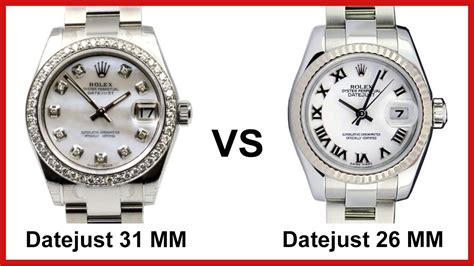 rolex 25 mm|Rolex 26mm vs 31mm.